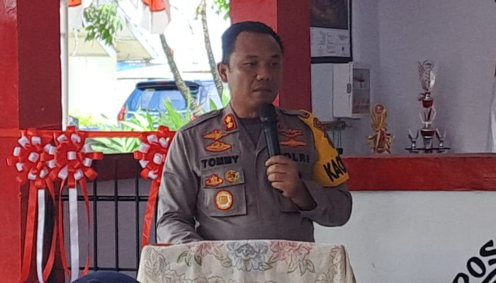 Canangkan Kampung Bebas Narkoba, Kapolres Bitung: Selamatkan Generasi Penerus Bangsa!
