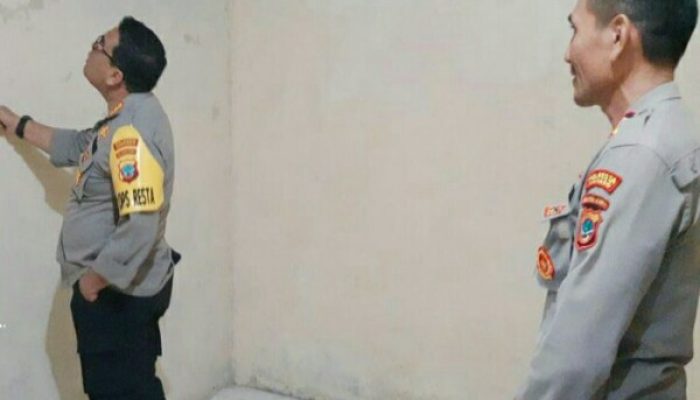 Kapolres Manado Inspeksi Rutan Polsek Wanea