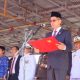 Wakil Walikota Bitung Hengky Honandar SE pimpin upacara Peringatan Hari Pahlawan Ke-78 di Kota Bitung. (foto: istimewa)