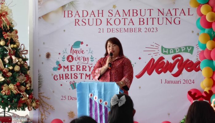 RSUD Kota Bitung Gelar Ibadah Sambut Natal 2023