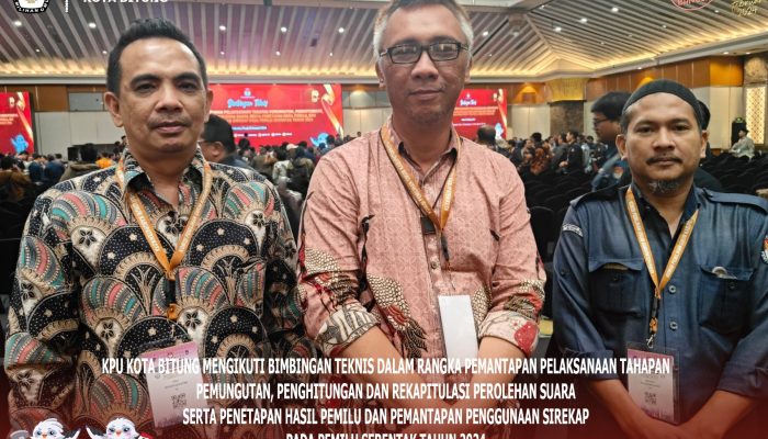 KPU Bitung Ikuti Bimtek penggunaan Aplikasi Sirekap