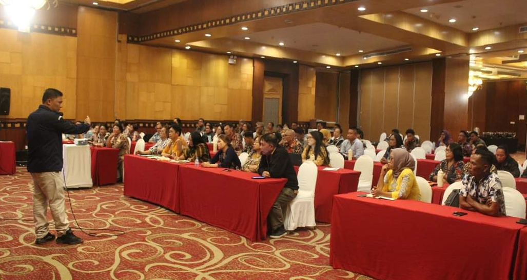 Suasana ToT PPK dan PPS se-Kota Bitung di Swiss-bell Hotel Maleosan Manado, Sabtu (20/1/2024). (Foto: Istimewa)