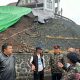 Bupati FDW Saat Meninjau Lokasi Longsor Di Desa Tewasen