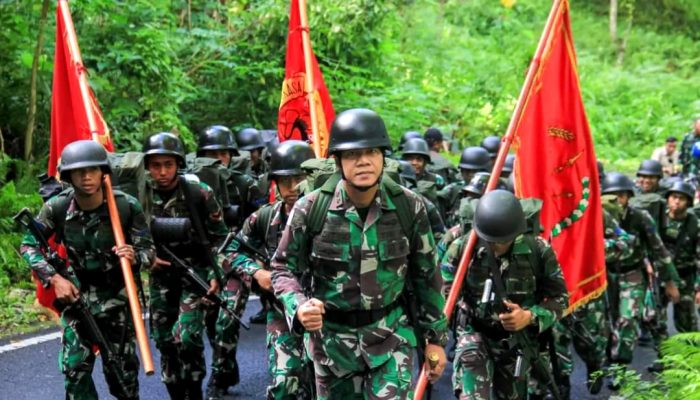 Prajurit Petarung Yonmarhanlan VIII Gelar Latihan Hanmars di Pinangunian Bitung