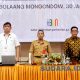 Bimtek Direktorat Perlindungan Perkebunan Ditjenbun Kementan RI untuk 300 orang petani kelapa dalam rangka peningkatan nilai tambah dan daya saing produk perkebunan berkelanjutan di Ponanoban Ballroom Sutan Raja Hotel Kotamobagu, Sulawesi Utara, Selasa (30/1/2024).