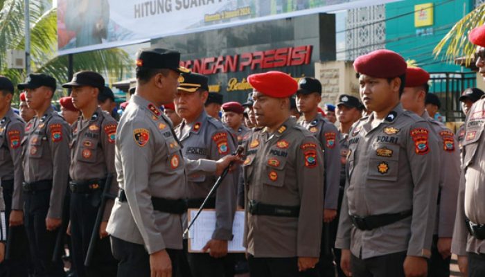 1945 Personel Polisi Siap Amankan Pemilu di Sulut
