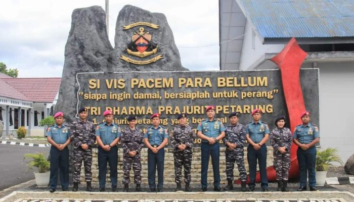 Danyonmarhanlan VIII Bitung Terima Kunjungan Silahturahmi Danguskamla Koarmada II