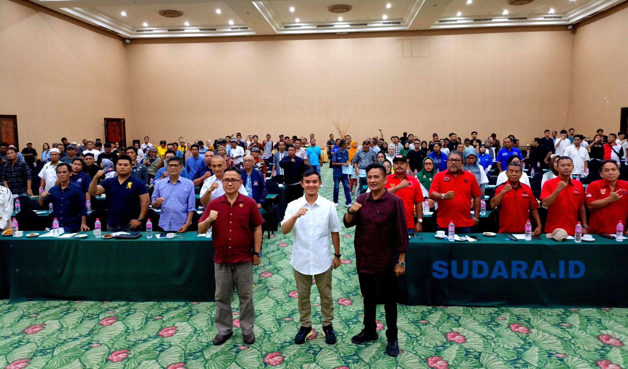Bawaslu Kota Manado saat menggelar pelatihan Saksi Partai Politik tingkat Kecamatan se-Kota Manado untuk pemungutan suara pada Pemilu 2024. (Foto: Ridho L Tobing)