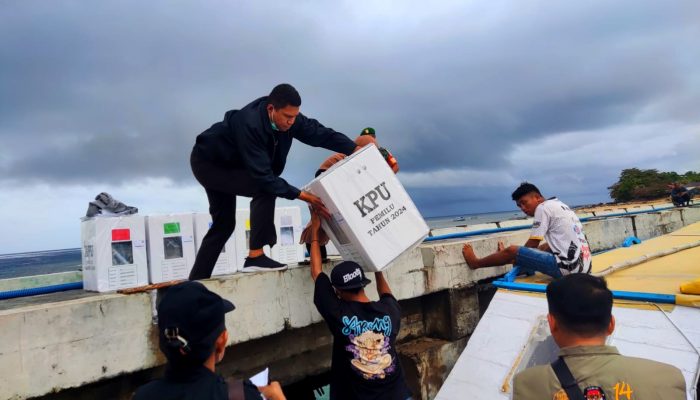 Distribusi Logistik Pemilu ke Bunaken Kepulauan Terkendala Cuaca Ekstrem