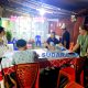 Suasana persiapan TPS 2 lingkungan I Kelurahan Karombasan Utara Kecamatan Wanea Kota Manado pada H-1 pemungutan suara, Selasa (13/2/2024).