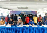 KP. Baladewa-8002 Baharkam Polri Tangkap Kapal Illegal Fishing asal Filipina di Laut Sulawesi