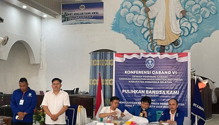 Didukung Penuh Peserta Konfercab, Rumopa Sasundame Pimpin GAMKI Minsel Periode 2024-2027