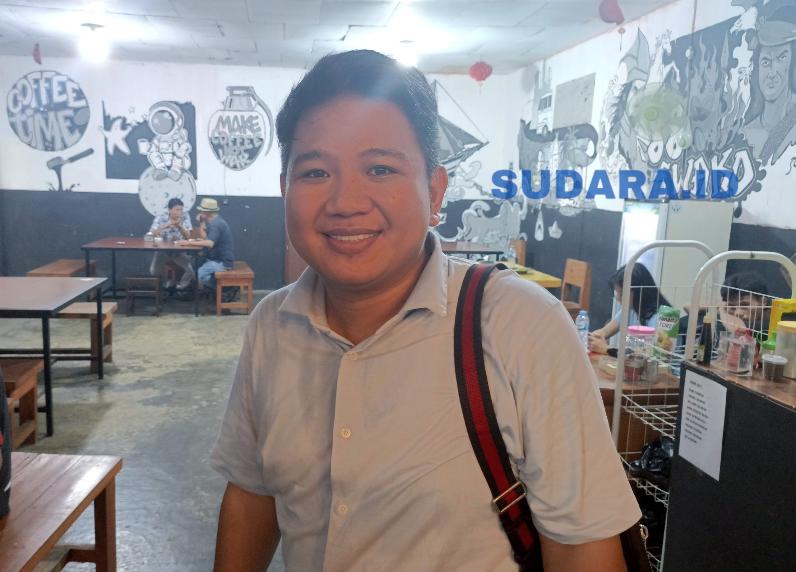Ketua DPC Partai Gerindra Kota Bitung, Randito Maringka. (Foto: Ridho L Tobing)