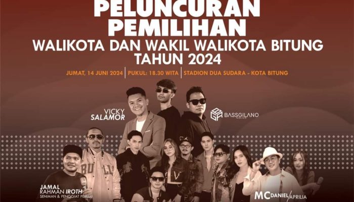 KPU Bitung Undang Warga Ramaikan Peluncuran Tahapan Pilwako Bitung 2024
