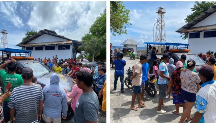 Pemda Sitaro Buka Suara Soal Gudang Logistik Digeruduk Korban Erupsi Gunung Ruang 