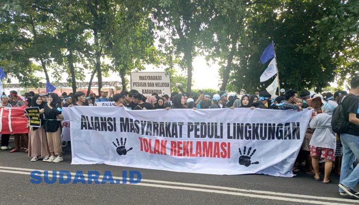 Aliansi Masyarakat Gelar Aksi Damai Tolak Reklamasi Pantai Utara Manado