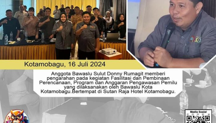 Hadir di Kotamobagu, Rumagit Minta Jajaran Perkuat Kelembagaan dan Terus Berpedoman Pada Regulasi