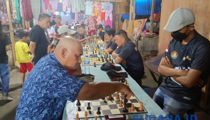 Gairahkan Pasar Rakyat, APPSI Bitung Gelar Turnamen Catur di Pasar Girian