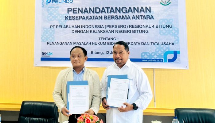 Pelindo IV dan Kejari Bitung Teken MOU Penanganan Hukum 
