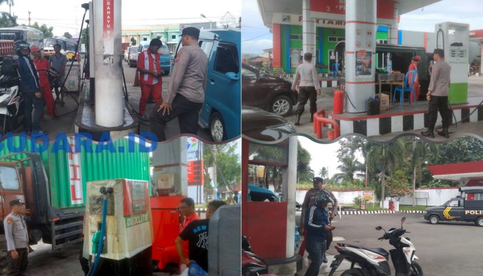Patroli Pengawasan SPBU Polres Bitung Ditanggapi Positif oleh Masyarakat