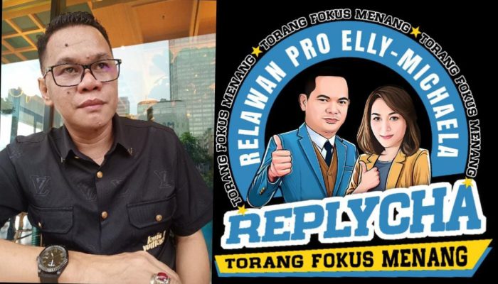Banjir Dukungan Pasangan Elly-Michaela, Ketum REPLYCHA Jun Salim Tilaar: Torang Fokus Menang