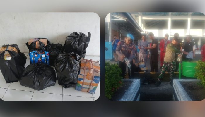 Cap Tikus Tak Bertuan Diamankan Petugas Gabungan di Pelabuhan Bitung