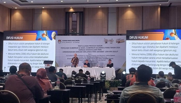 KPU Sulut Paparkan Tiga Aspek Strategis dalam Kerangka Hukum Pilkada
