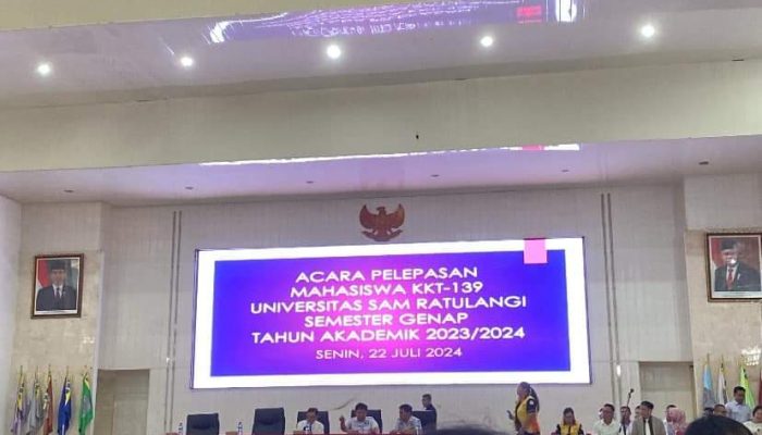 Ratusan Mahasiswa UNSRAT Dilepas untuk Kuliah Kerja Terpadu Angkatan 139 di Minahasa