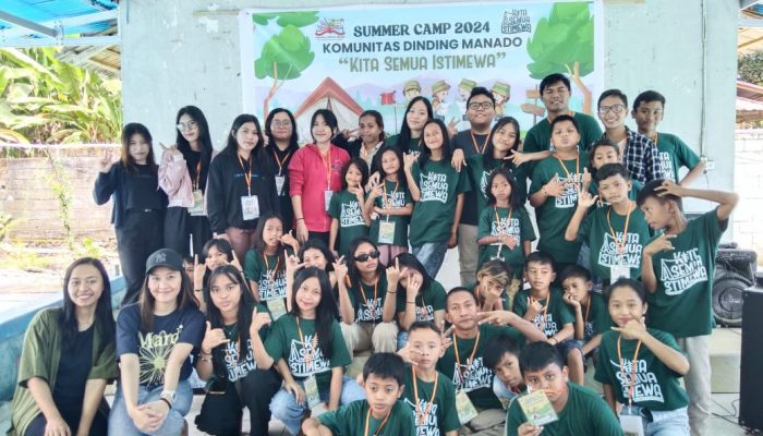 Kegiatan Summer Camp 2024 ‘Kita Semua Istimewa’ Bentuk Karakter Anak-anak Dinding Manado