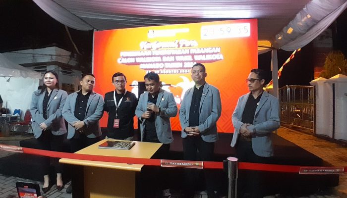 KPU Manado Resmi Tutup Pendaftaran Calon Walikota dan Wakil Walikota