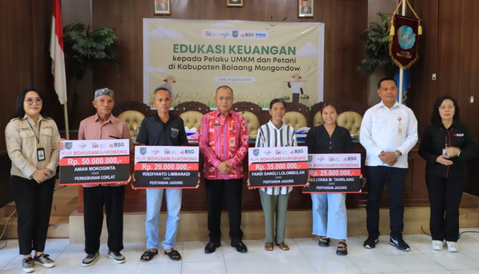 Bank SulutGo Gandeng OJK Fasilitasi Penyaluran KUR untuk UMKM di Bolmut dan Bolmong