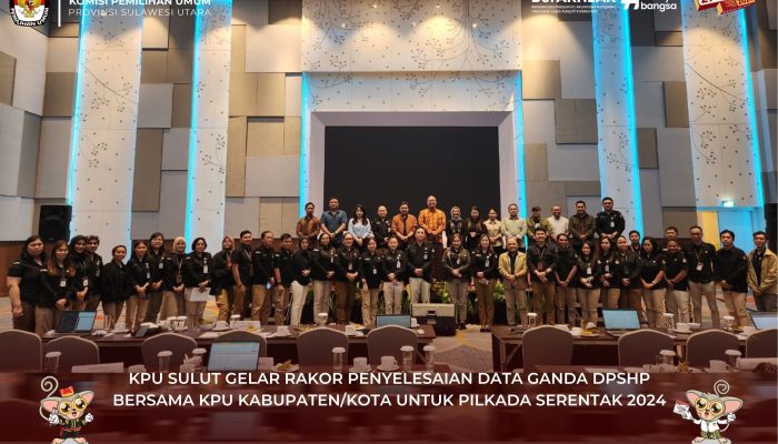 KPU Sulut Gelar Rakor untuk Selesaikan Masalah Data Ganda dalam Penyusunan DPSHP