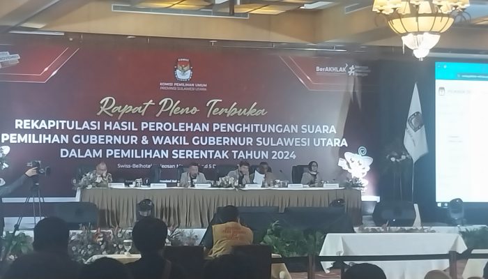 KPU Sulut Matangkan Rekapitulasi Suara Pilgub 15 Kabupaten-Kota dihari Kedua Pleno