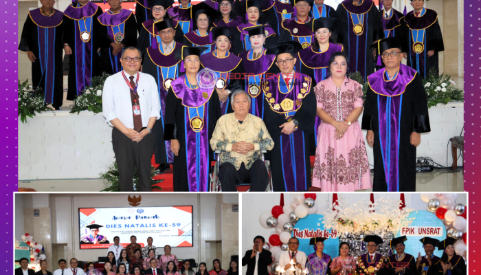 Puncak Dies Natalis ke-59 FPIK Unsrat, Rektor Harapkan Peningkatan Jumlah Mahasiswa Baru