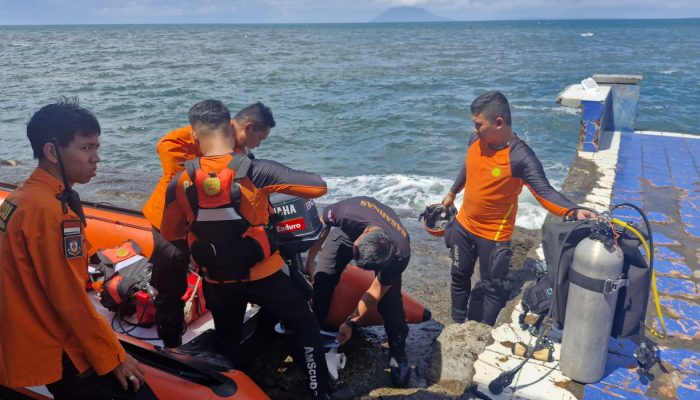 Seorang Pemuda di Manado Dilaporkan Tenggelam di Pantai Bahu, Tim SAR Lakukan Pencarian
