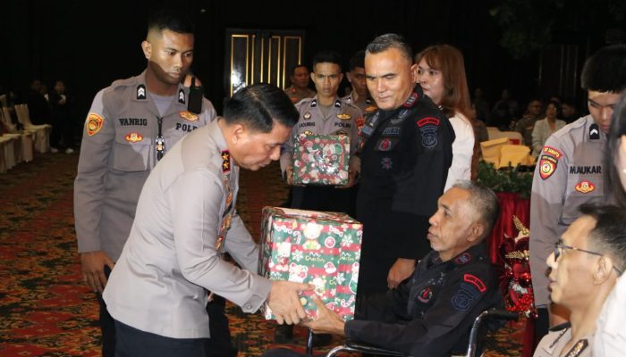 Polda Sulut Gelar Ibadah Natal 2024 dengan Tema Semangat Melayani dan Mendukung Indonesia Emas