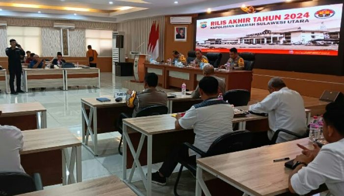 Kriminalitas Menurun, Kasus Narkoba Meningkat Rilis Akhir Tahun 2024 Polda Sulut