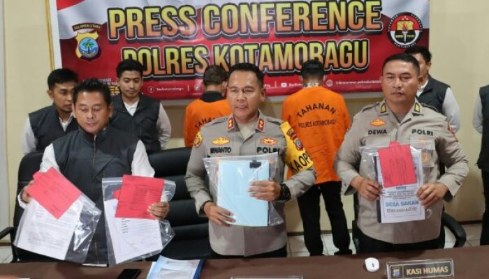 Oknum Kepala Desa dan Kontraktor Ditahan atas Kasus Korupsi Pekerjaan Drainase di Bolaang Mongondow