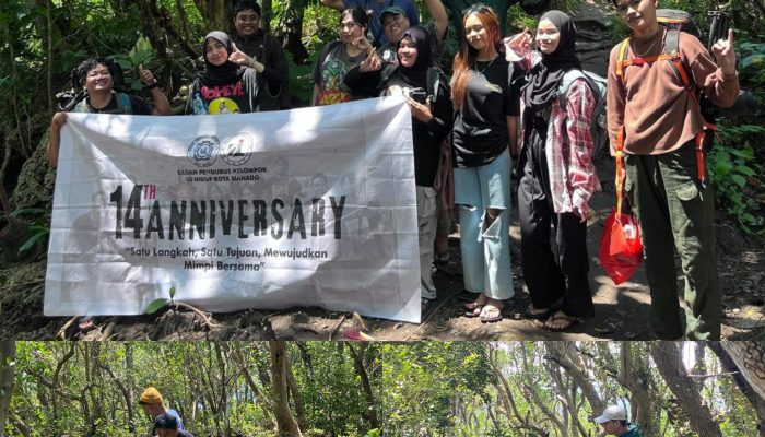 Jaga Ekosistem Mangrove BPKel Oi Hidup Manado Gelar Aksi Pembersihan di Pantai Batu Hitam Molas