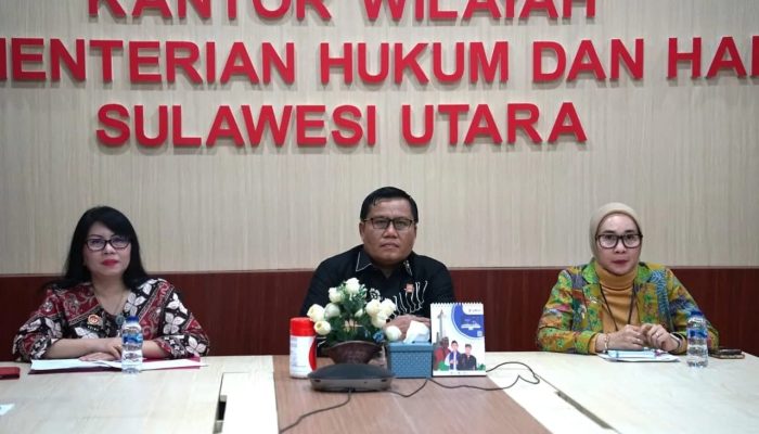 Kemenkum Sulut dan BPHN Perkuat Komitmen Bina Masyarakat Sadar Hukum