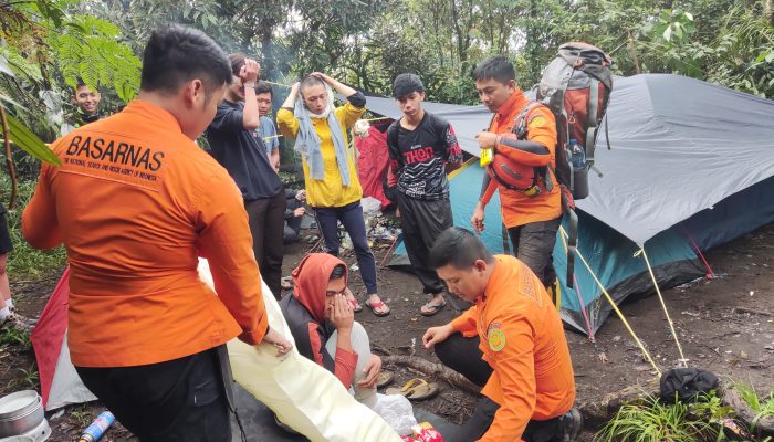 Terulang Pendaki Gunung Klabat Alami Hipotermia Kembali Diselamatkan Tim SAR