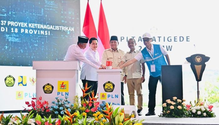 Presiden Prabowo Resmikan Proyek Strategis Ketenagalistrikan Terbesar di Dunia
