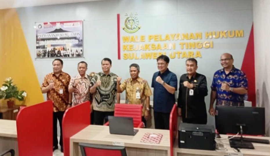 Peresmian Wale Pelayanan Hukum Kejati Sulut. (Foto: Istimewa)