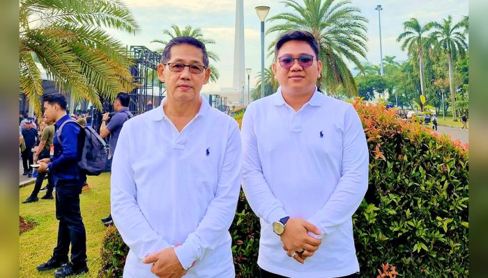 Hengky Honandar dan Randito Maringka Ikuti Gladi Pelantikan di Monas