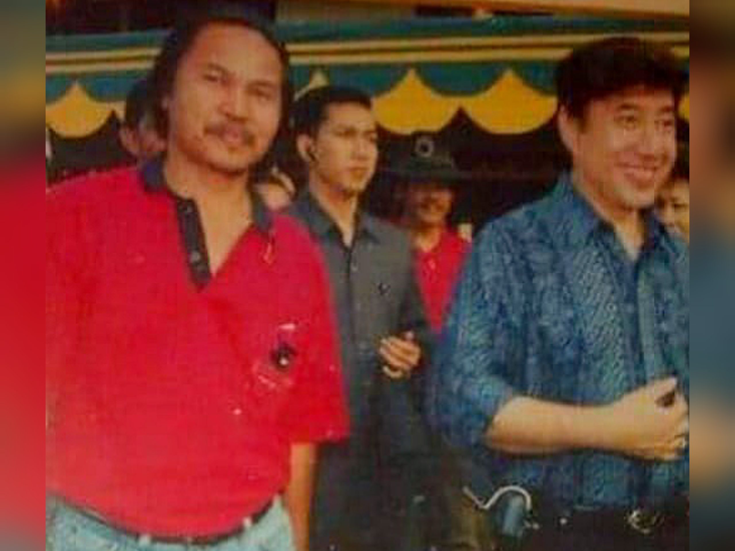 Foto Nico Langi saat menjadi Dansatgas PDI Perjuangan mendampingi Guruh Soekarnoputra.