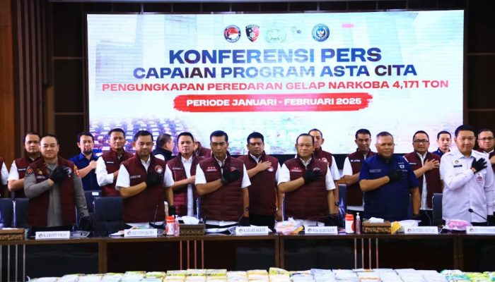 Bareskrim Polri Bongkar Kasus Narkoba Skala Besar