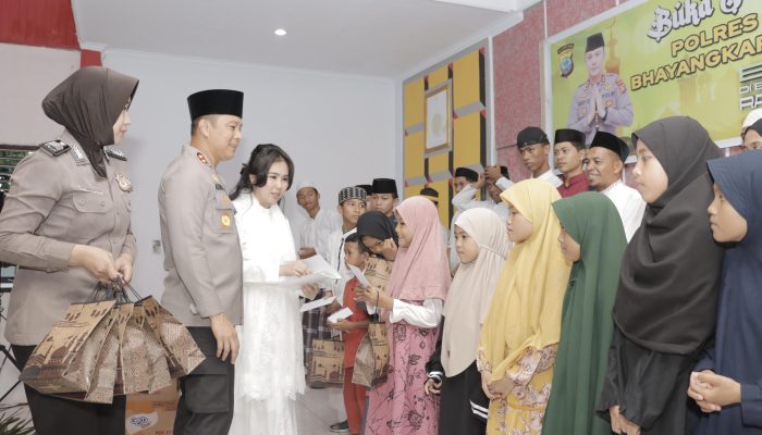 Polres Bitung Gelar Buka Puasa Bersama dan Santuni anak Yatim 