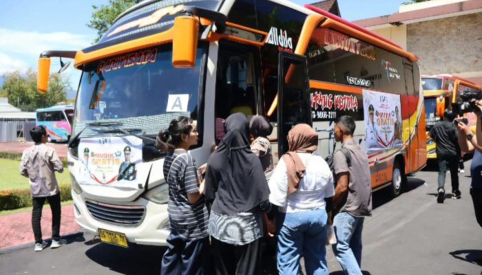 Antusias Warga Ikut Mudik Gratis, Ismet: “Alhamdulillah, Saya Membawa 5 Anggota Keluarga Pulang Kampung”