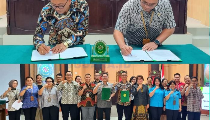 PN/Perikanan Bitung dan SLB Finjil Teken Kerjasama Layanan Penyandang Disabilitas