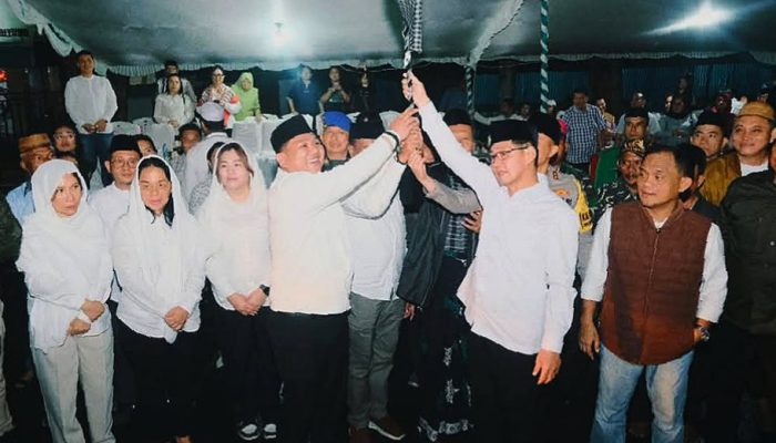 Setia Dampingi Warga Takbiran dan Sholat Ied, Hengky-Randito: Wujud Harmonisasi Bitung Maju
